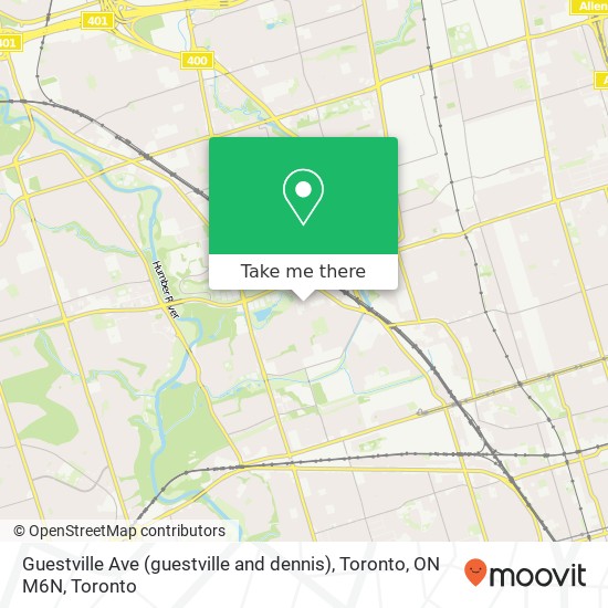 Guestville Ave (guestville and dennis), Toronto, ON M6N plan