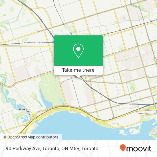 90 Parkway Ave, Toronto, ON M6R map