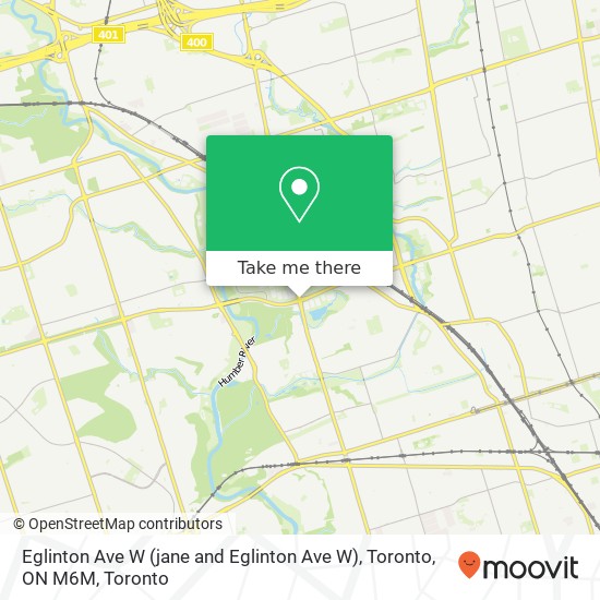 Eglinton Ave W (jane and Eglinton Ave W), Toronto, ON M6M map