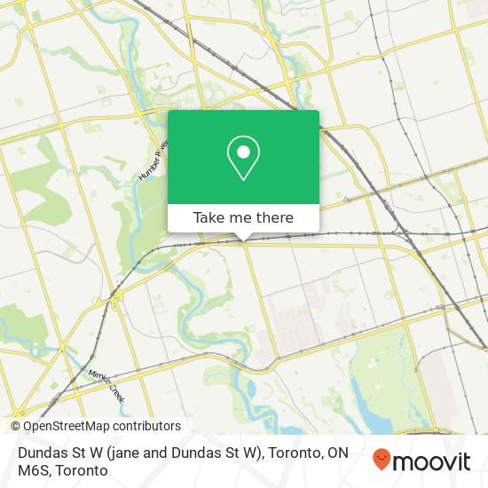 Dundas St W (jane and Dundas St W), Toronto, ON M6S map