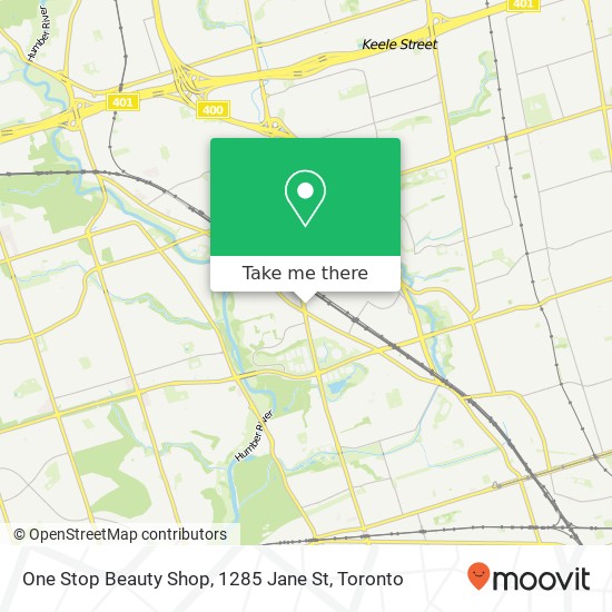 One Stop Beauty Shop, 1285 Jane St map