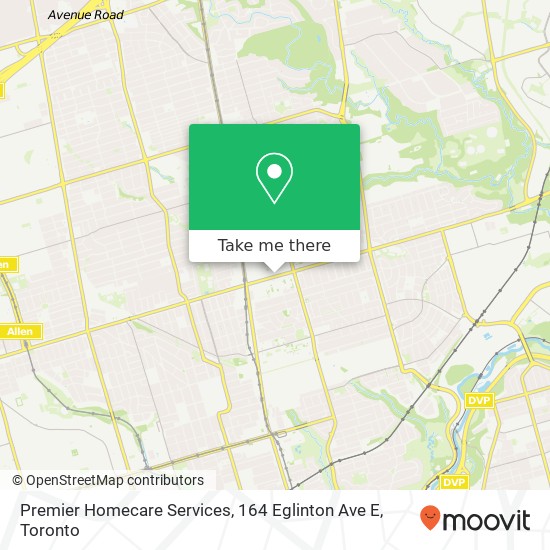 Premier Homecare Services, 164 Eglinton Ave E map