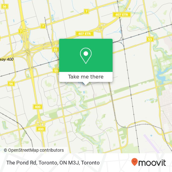 The Pond Rd, Toronto, ON M3J plan