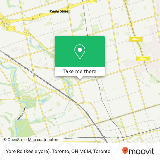 Yore Rd (keele yore), Toronto, ON M6M plan