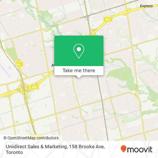 Uniidirect Sales & Marketing, 158 Brooke Ave map