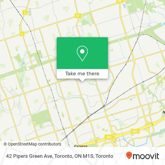42 Pipers Green Ave, Toronto, ON M1S map