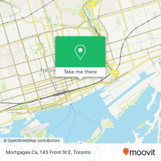 Mortgages.Ca, 145 Front St E map