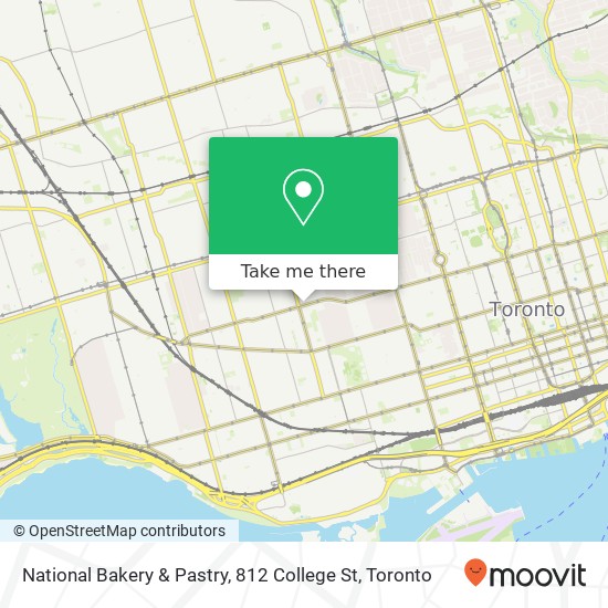 National Bakery & Pastry, 812 College St map