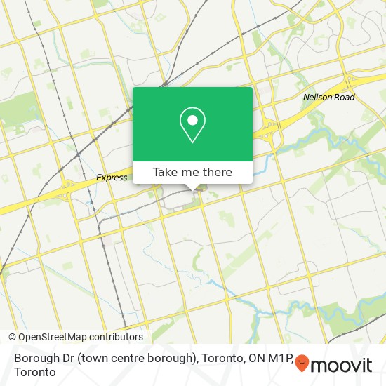 Borough Dr (town centre borough), Toronto, ON M1P map