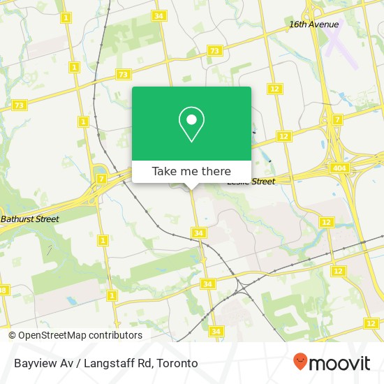 Bayview Av / Langstaff Rd map