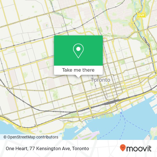 One Heart, 77 Kensington Ave map