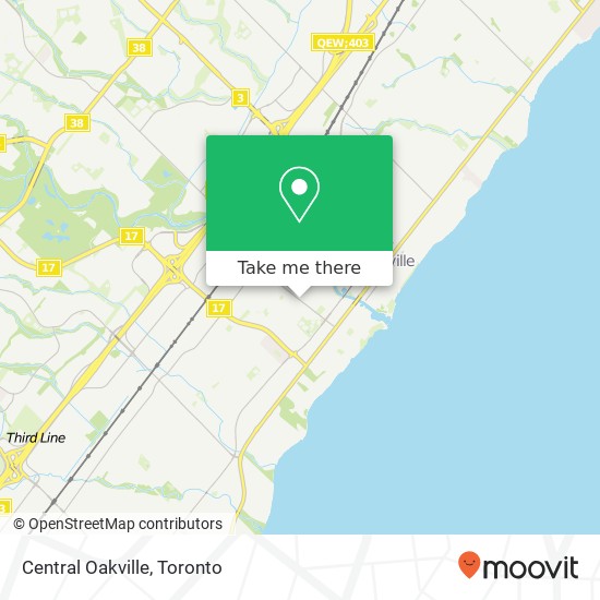 Central Oakville map