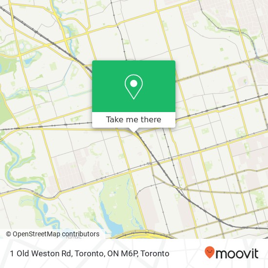 1 Old Weston Rd, Toronto, ON M6P map