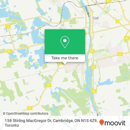 158 Stirling MacGregor Dr, Cambridge, ON N1S 4Z9 map