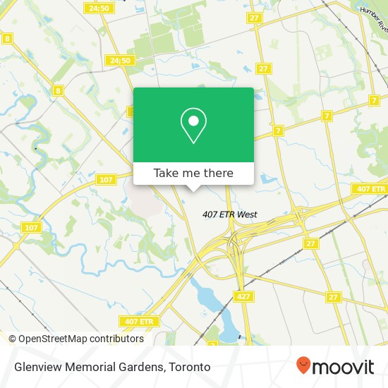 Glenview Memorial Gardens map