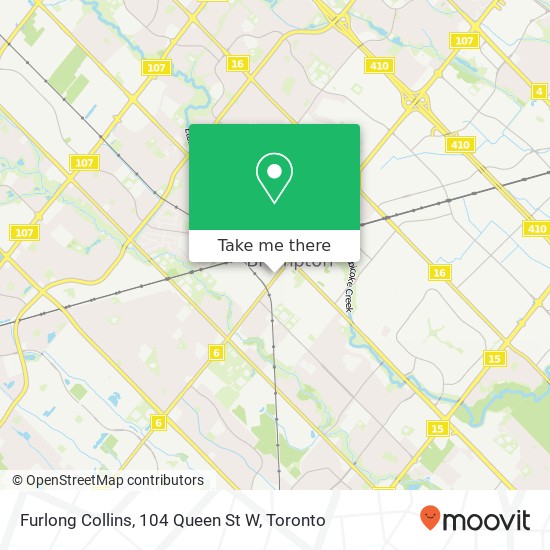 Furlong Collins, 104 Queen St W map