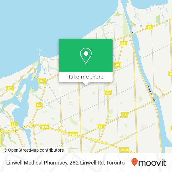 Linwell Medical Pharmacy, 282 Linwell Rd map