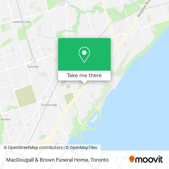 MacDougall & Brown Funeral Home map