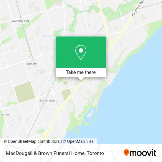 MacDougall & Brown Funeral Home map