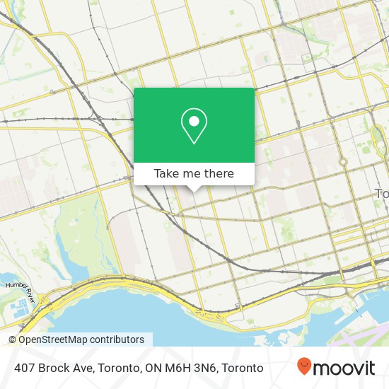 407 Brock Ave, Toronto, ON M6H 3N6 map
