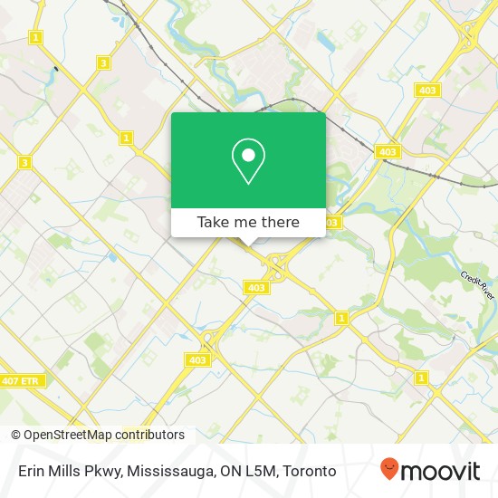 Erin Mills Pkwy, Mississauga, ON L5M plan