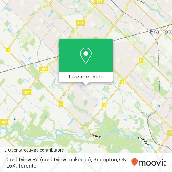 Creditview Rd (creditview makeena), Brampton, ON L6X plan