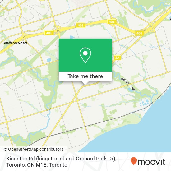 Kingston Rd (kingston rd and Orchard Park Dr), Toronto, ON M1E plan