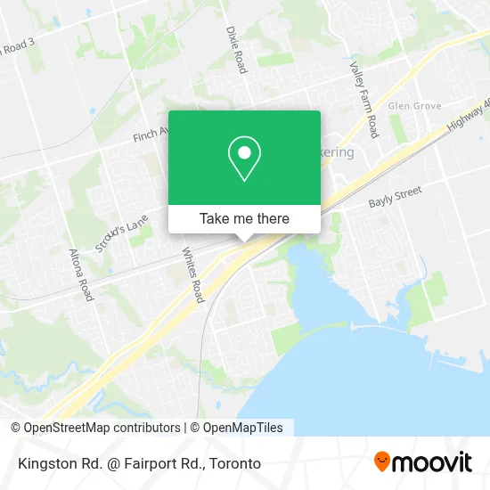 Kingston Rd. @ Fairport Rd. map