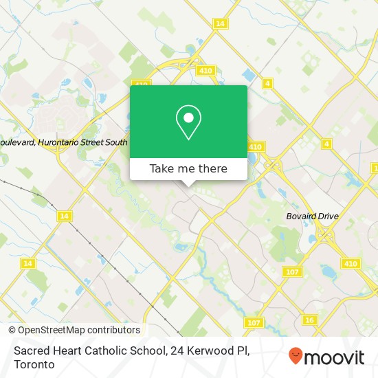 Sacred Heart Catholic School, 24 Kerwood Pl map