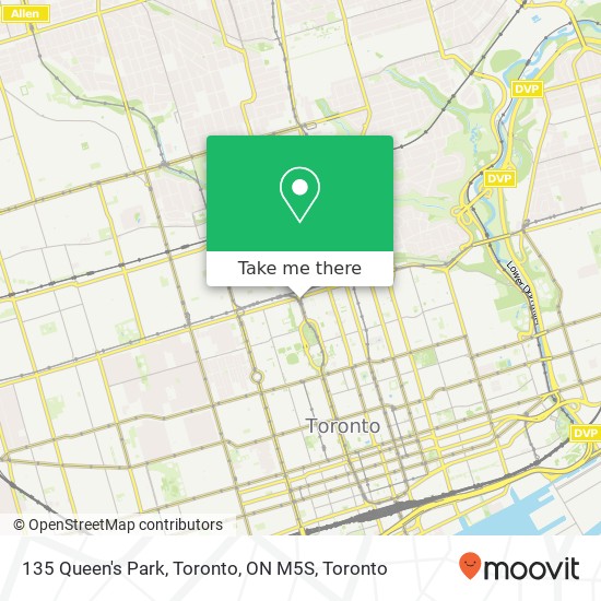 135 Queen's Park, Toronto, ON M5S plan