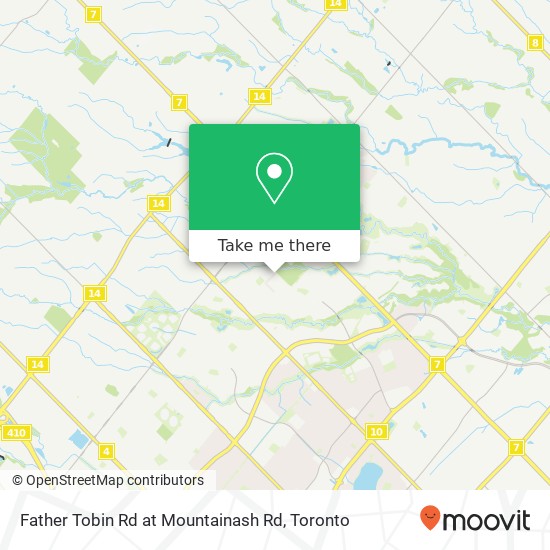 Father Tobin Rd at Mountainash Rd map