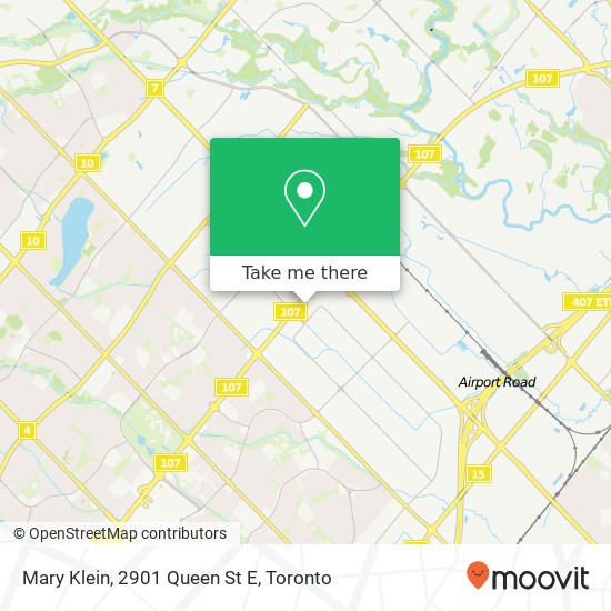 Mary Klein, 2901 Queen St E map