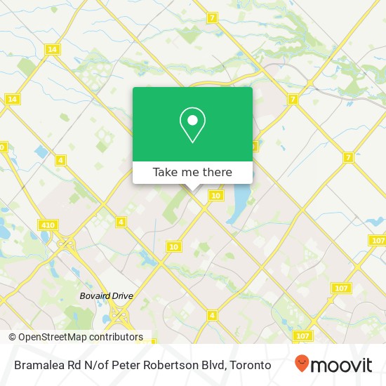 Bramalea Rd N / of Peter Robertson Blvd map