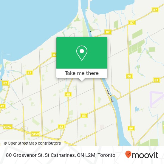 80 Grosvenor St, St Catharines, ON L2M map