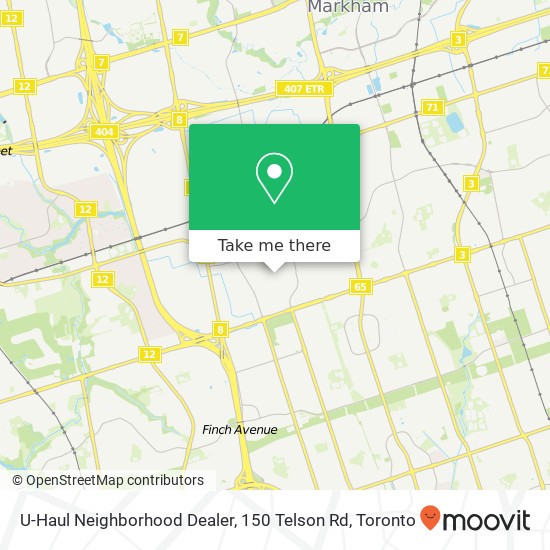 U-Haul Neighborhood Dealer, 150 Telson Rd map