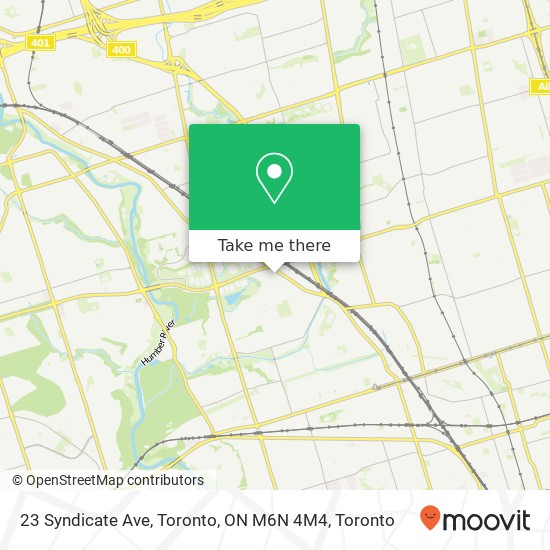 23 Syndicate Ave, Toronto, ON M6N 4M4 map