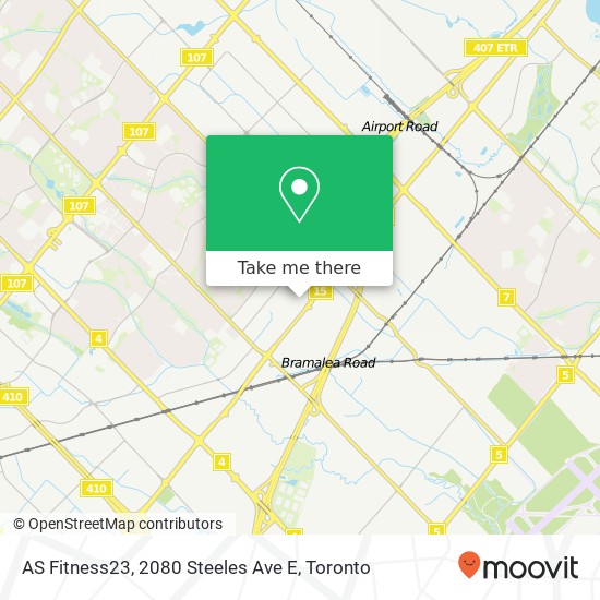 AS Fitness23, 2080 Steeles Ave E plan