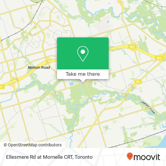 Ellesmere Rd at Mornelle CRT map