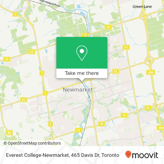 Everest College-Newmarket, 465 Davis Dr plan