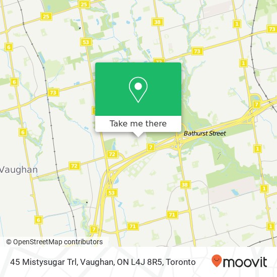 45 Mistysugar Trl, Vaughan, ON L4J 8R5 plan