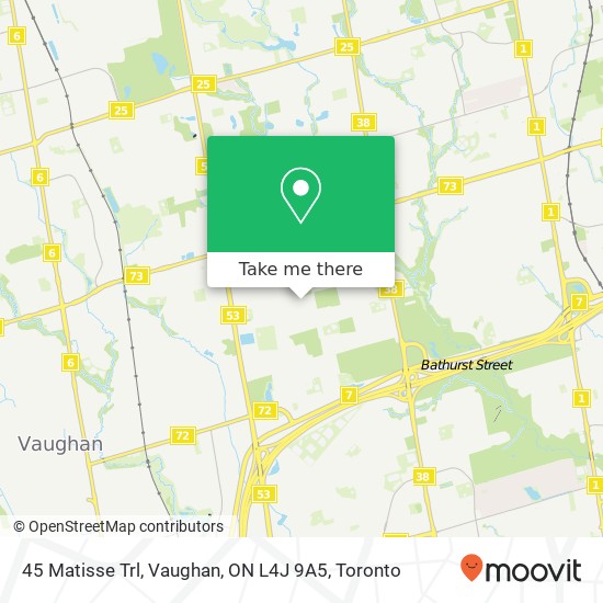 45 Matisse Trl, Vaughan, ON L4J 9A5 plan