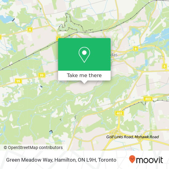 Green Meadow Way, Hamilton, ON L9H plan