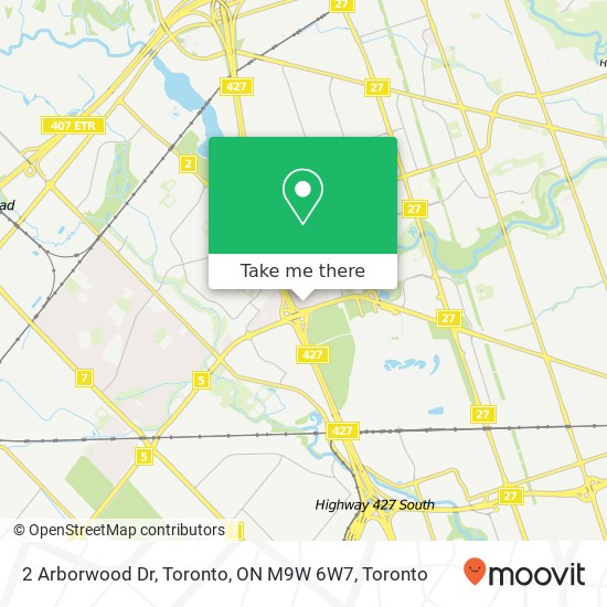 2 Arborwood Dr, Toronto, ON M9W 6W7 plan