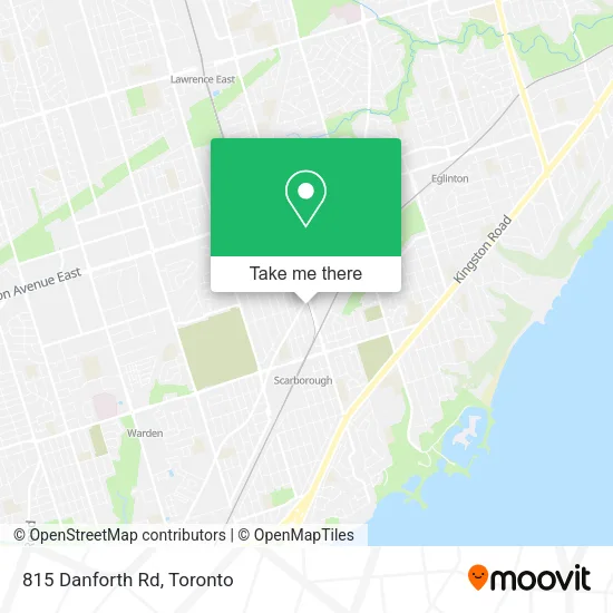 815 Danforth Rd map