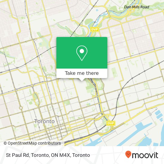St Paul Rd, Toronto, ON M4X plan