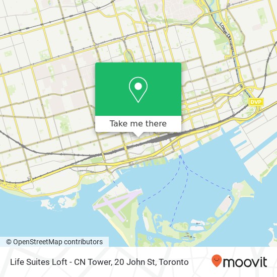 Life Suites Loft - CN Tower, 20 John St map