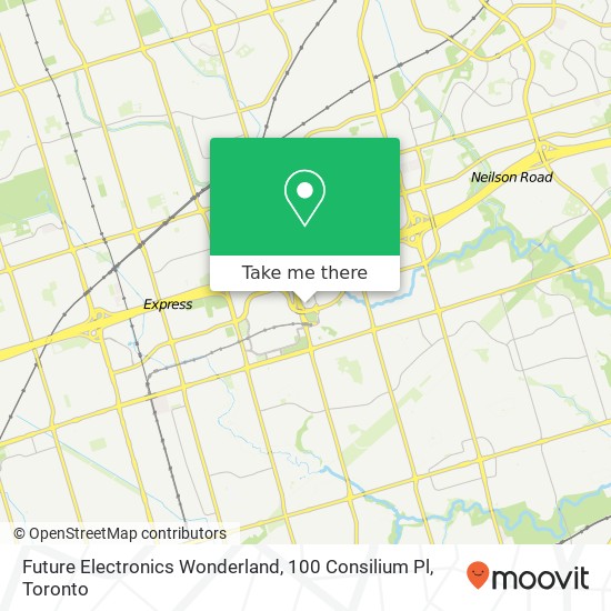 Future Electronics Wonderland, 100 Consilium Pl map