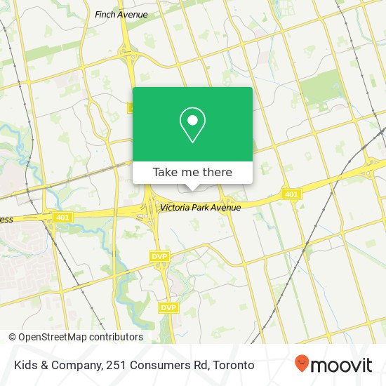 Kids & Company, 251 Consumers Rd map