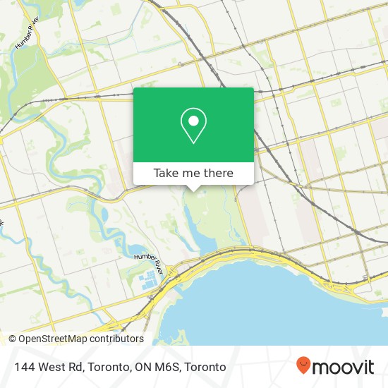 144 West Rd, Toronto, ON M6S map