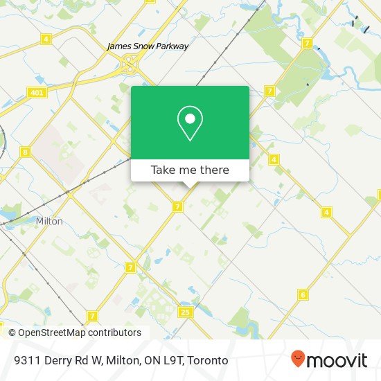 9311 Derry Rd W, Milton, ON L9T map